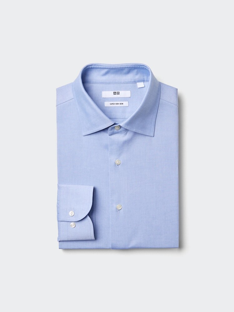 

Рубашка мужская Uniqlo, цвет 60 синий