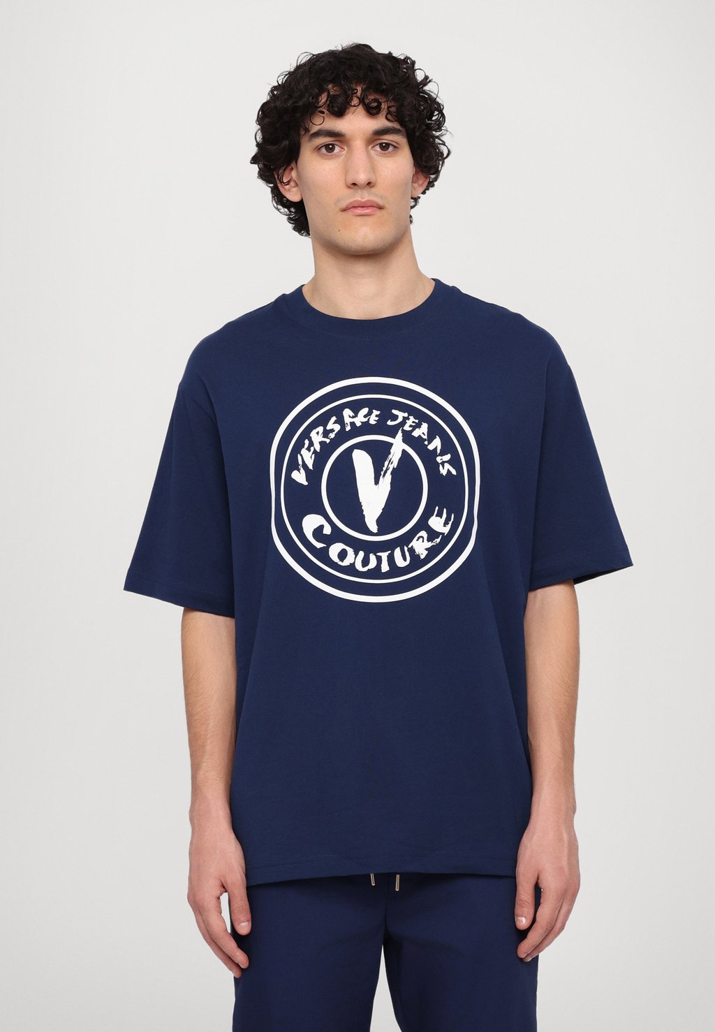 

Футболка с принтом Versace Jeans Couture, синий
