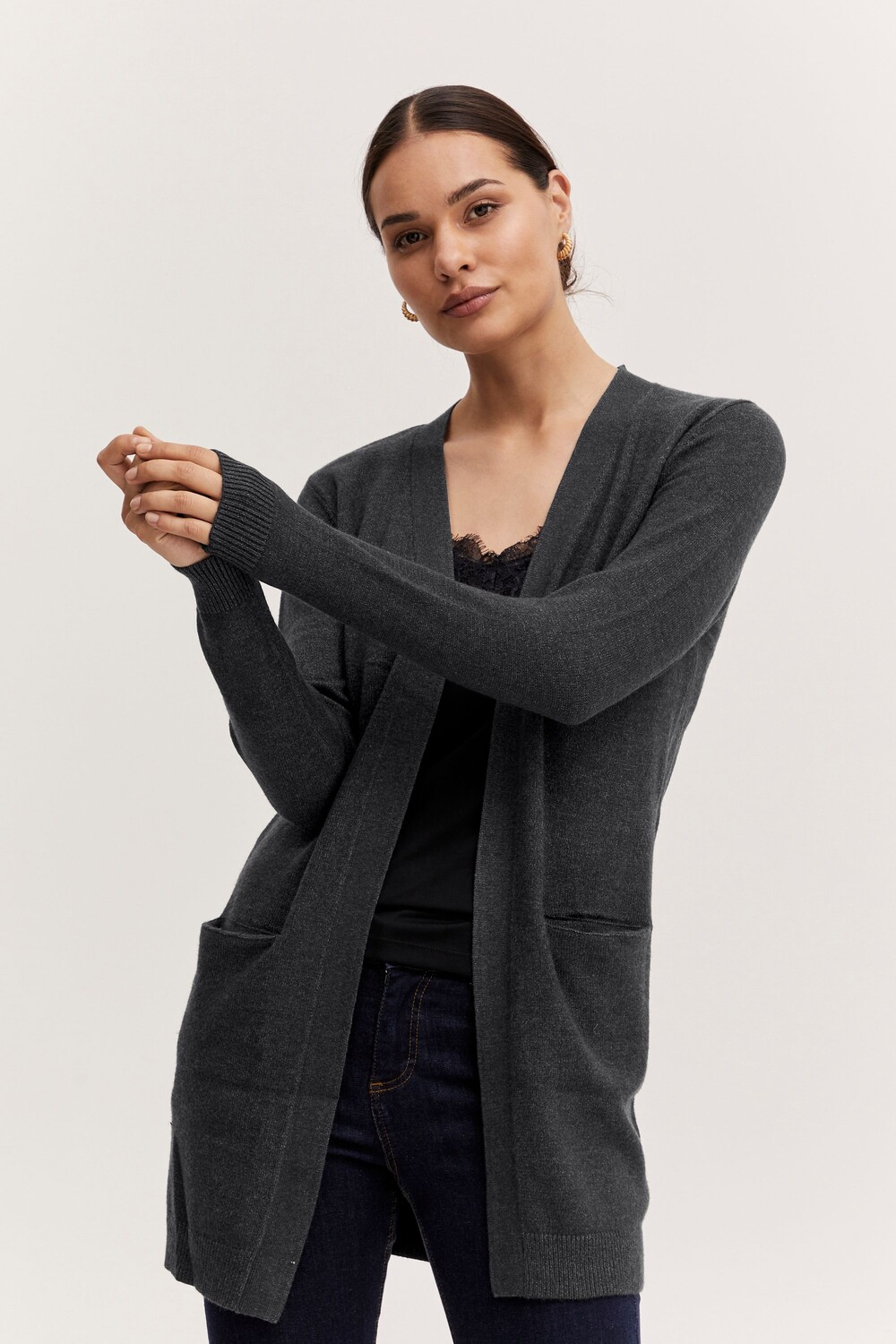 

Кардиган b.young Strickjacke, серый