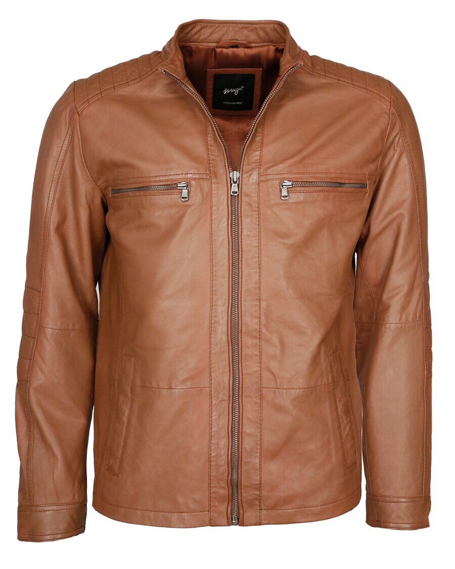 

Кожаная куртка Maze Between-Season Jacket Fabiano, коричневый