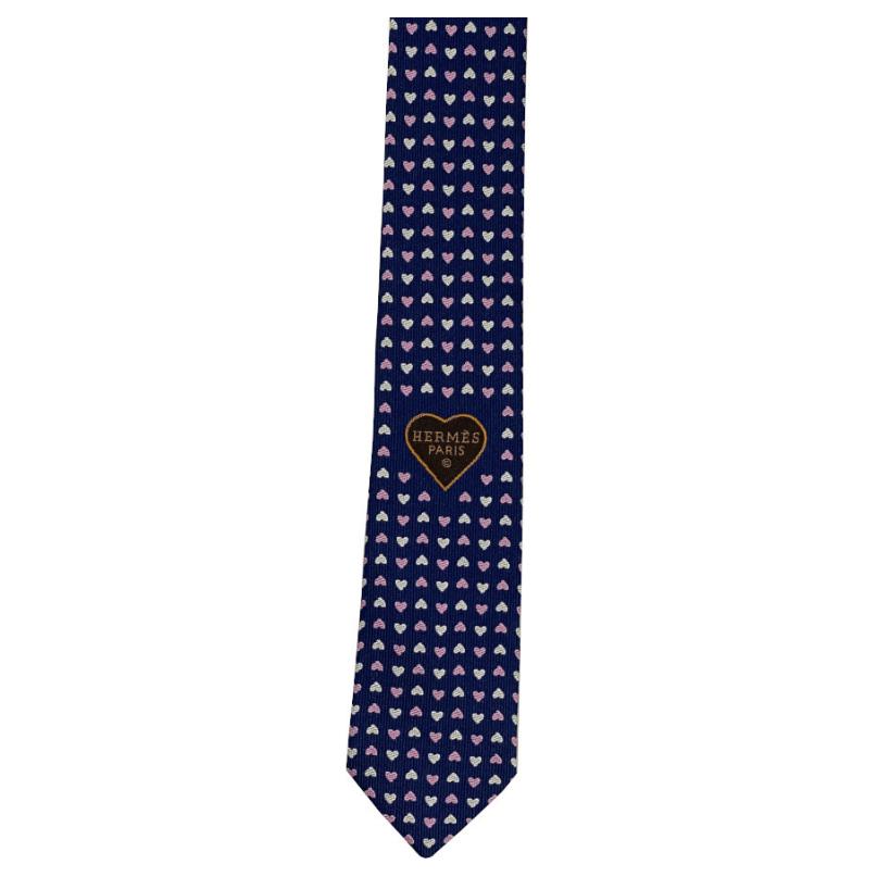 

HERMES Мужской галстук, Blue