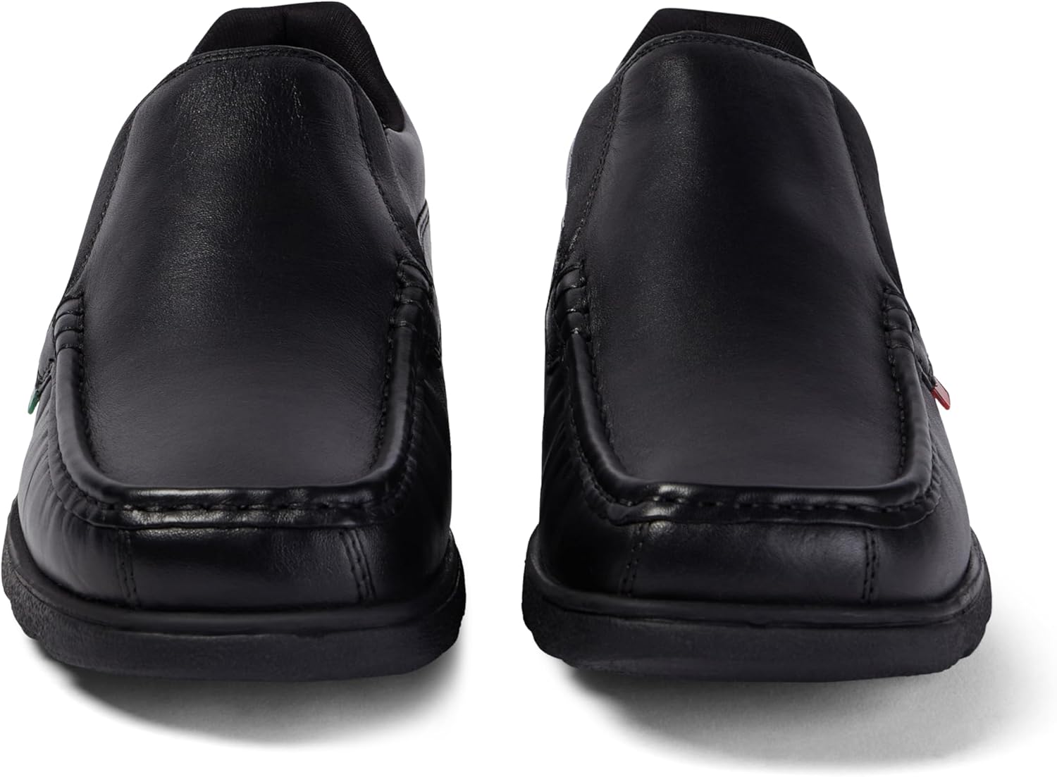 Мужские школьные туфли Kickers из кожи, черный — фото 2