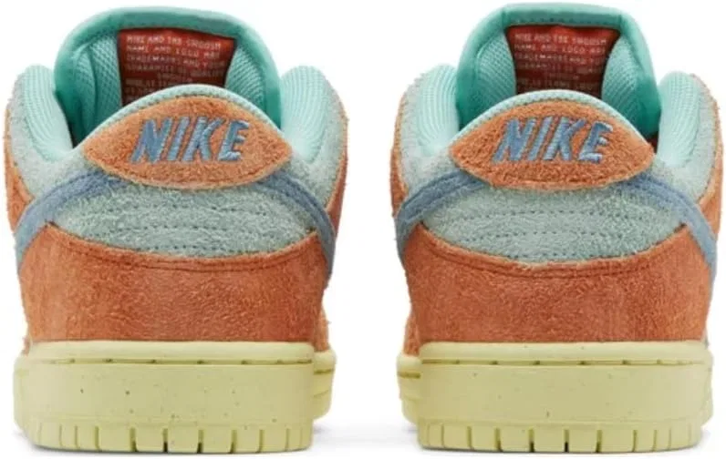 Кроссовки NIKE Air Max Plus для бега, модель 852630, мужские, оранжевый/изумрудный — фото 3