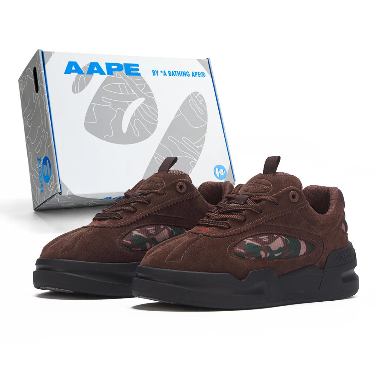 Кроссовки для скейтбординга легкие Aape Coffee
