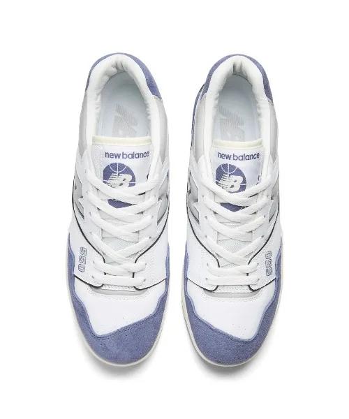 Кроссовки из натуральной кожи New Balance 550 Kinetics белые — фото 4