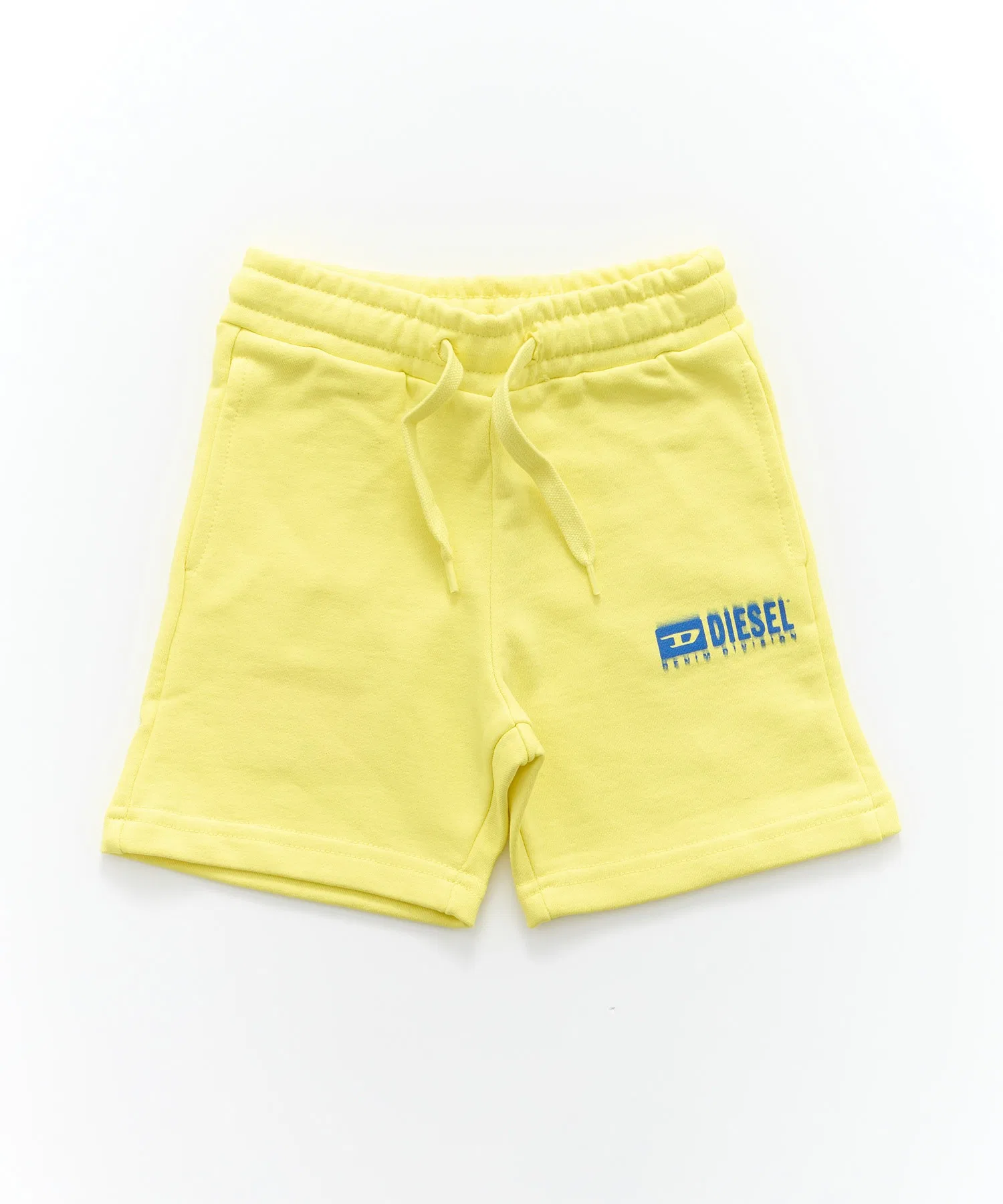 Унисекс шорты с логотипом DIESEL KIDS жёлтые