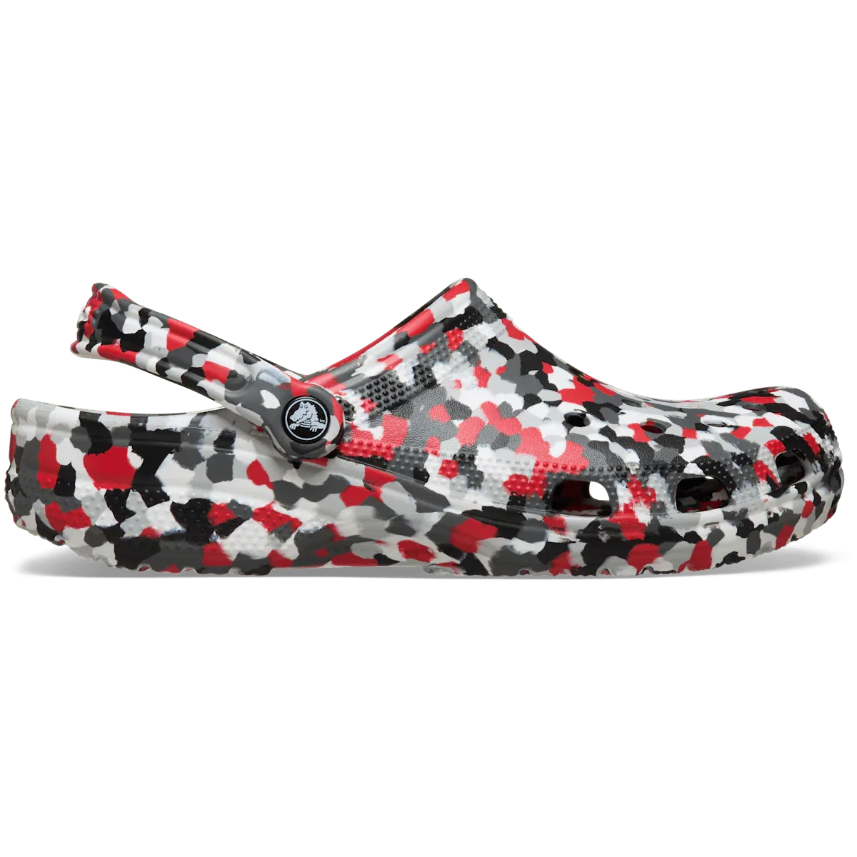 Классические сабо «Конфетти» Crocs, красный/мульти