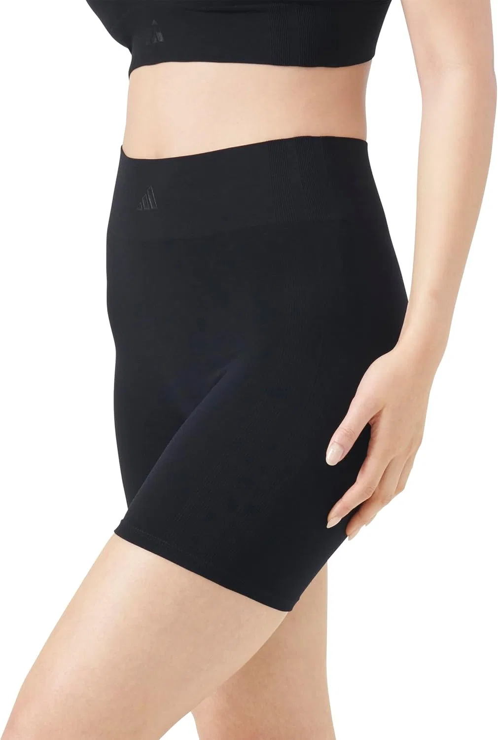 Шорты Active Seamless Micro Stretch Smoothing adidas, Black — фото 3
