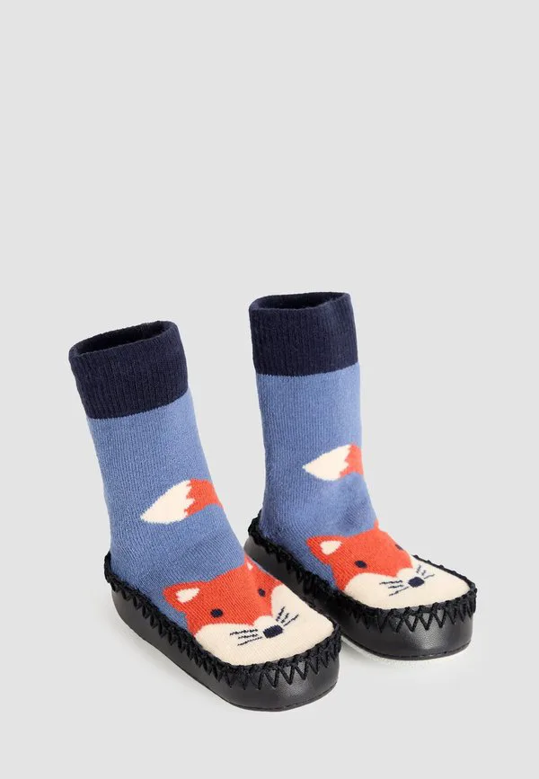 Носки стандартного размера Jojo Maman Bébé, Navy Blue Fox — фото 2