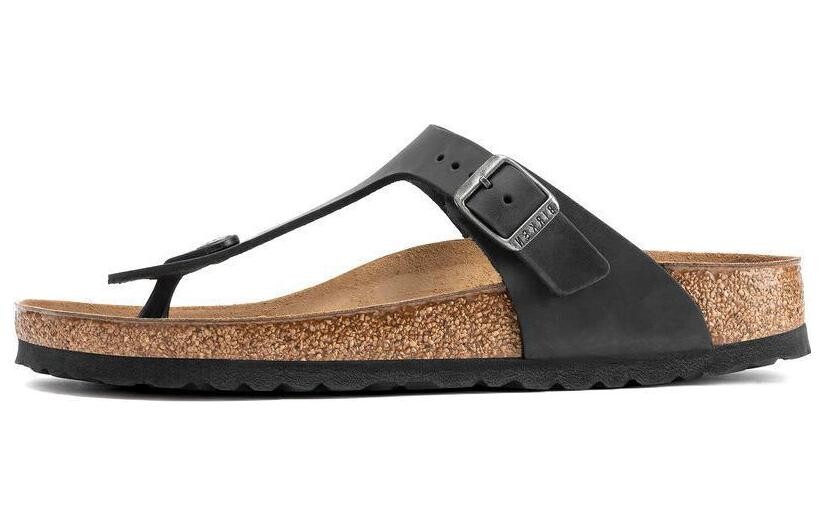 

Сандалии-шлепанцы с пряжками Birkenstock, черный