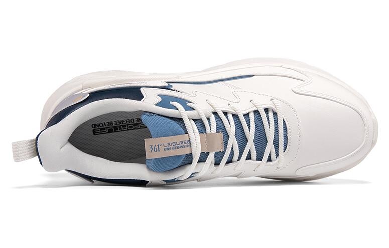 Кроссовки 361° Life Collection Lifestyle Shoes Men Low-top White/Royal Blue, белый/синий — фото 3