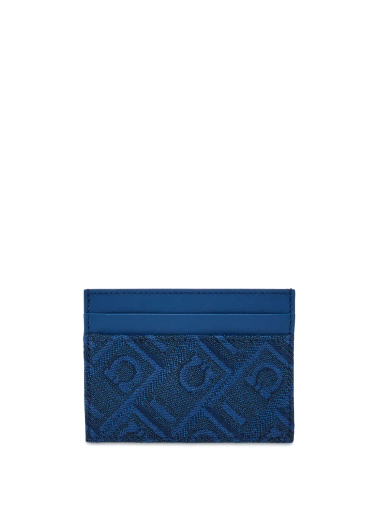 

Картхолдер с жаккардовой монограммой Ferragamo, синий