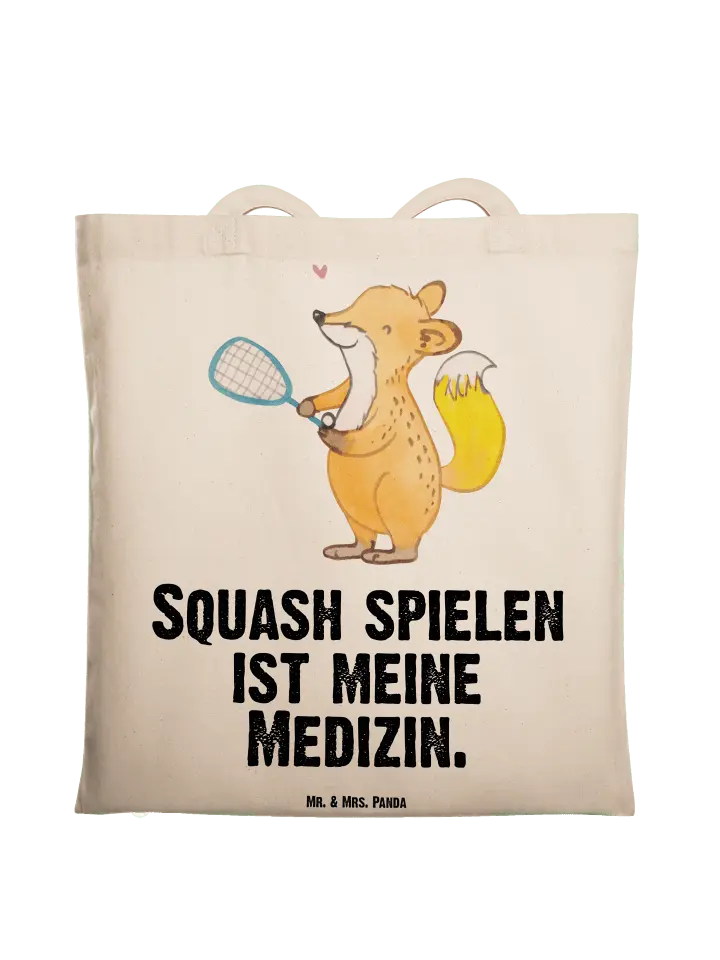 

Сумка для переноски Mr & Mrs Panda Fuchs Squash spielen, кремовый