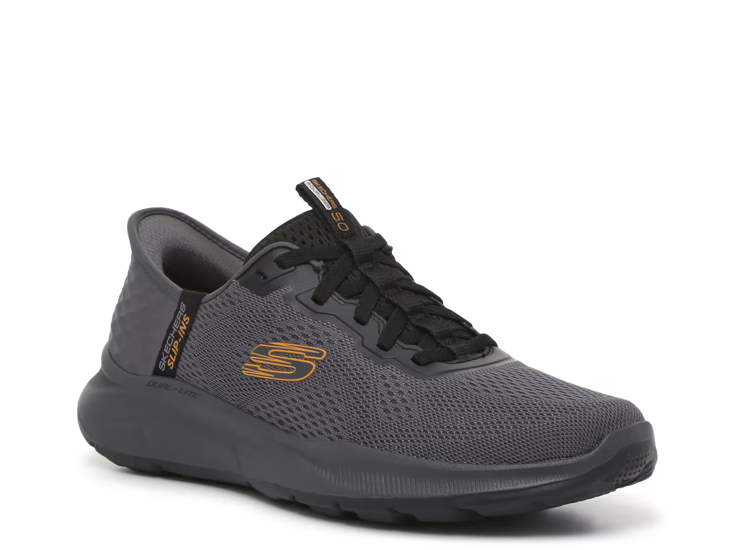 

Кроссовки Hands Free Slip-Ins: Equalizer 5 Slip-On Sneaker Skechers, серый/оранжевый