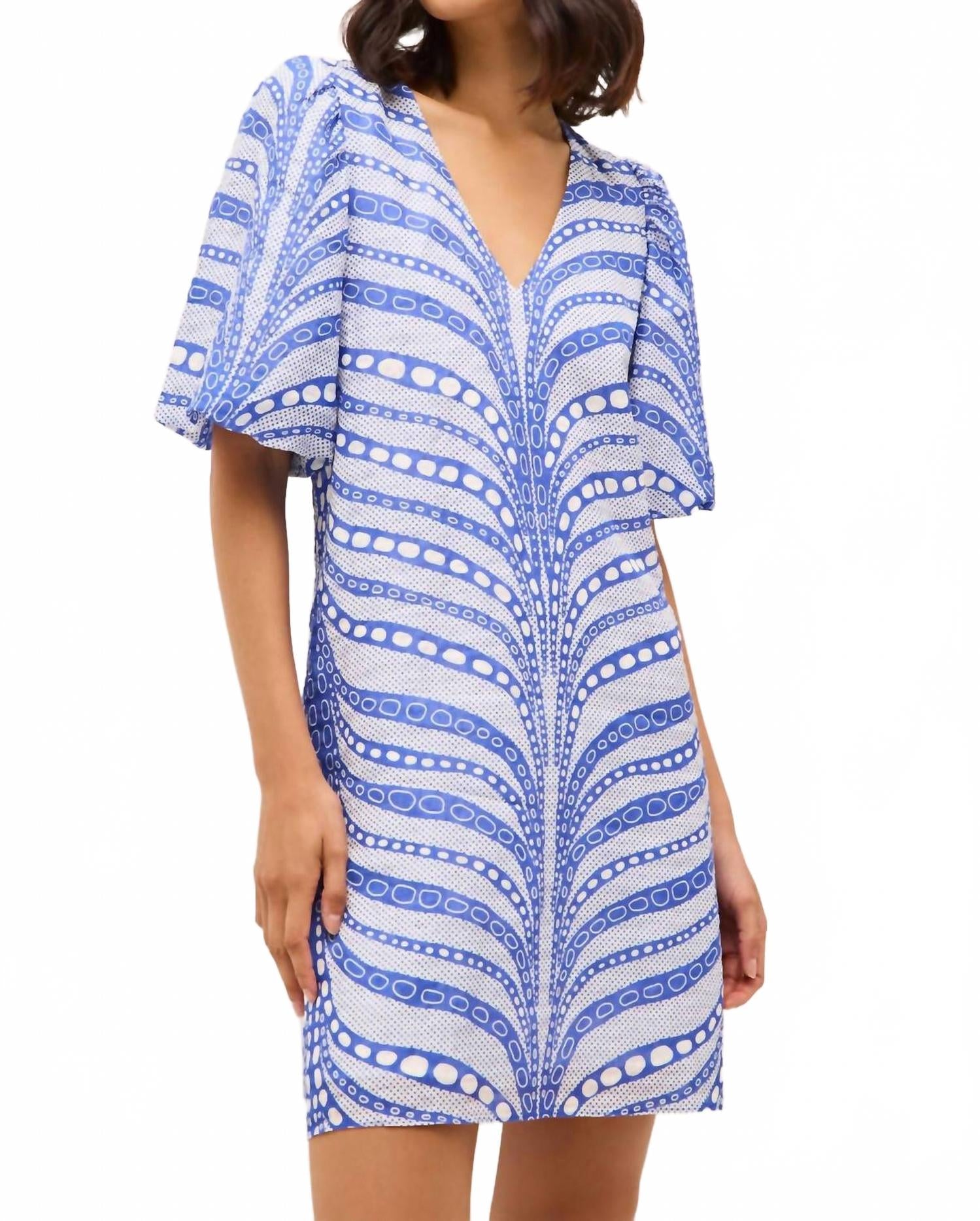 

Мини-платье Кики с волнами Marie Oliver, ripple