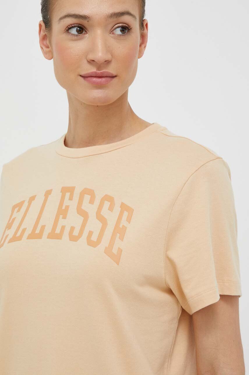 

Хлопковая футболка Ellesse, оранжевый