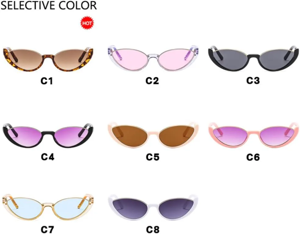 

Винтажные женские солнцезащитные очки, винтажная маленькая оправа для мужчин, роскошные очки для активного отдыха с защитой от УФ-излучения UV400 VFDHN, 2843-c2