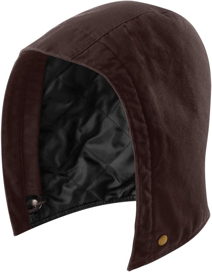 

Carhartt мужская куртка 104244 из стираного дака с капюшоном на утепленной нейлоновой подкладке, Dark Brown