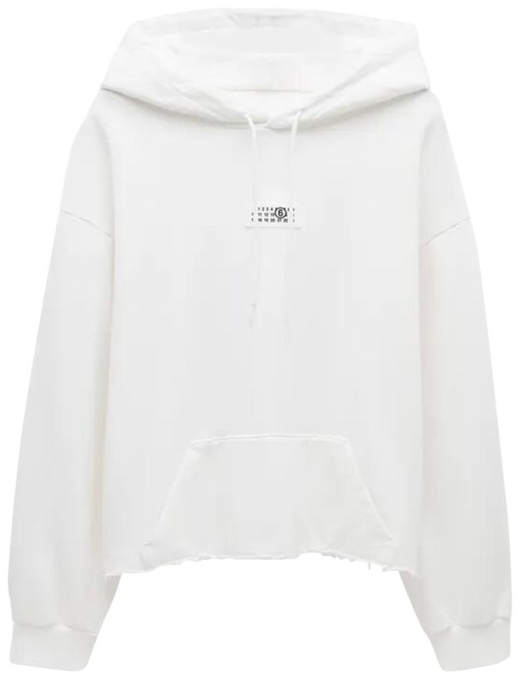 

Топ MM6 Maison Margiela Unbrushed Sweatshirt, кремовый