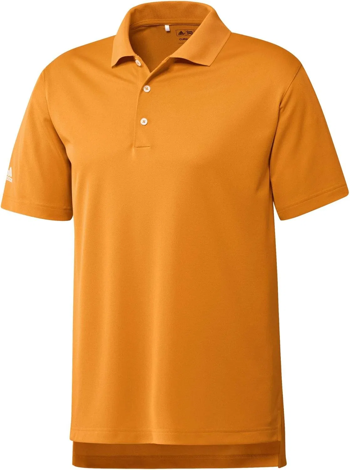Поло мужское adidas Climalite Solid, Bright Orange/White