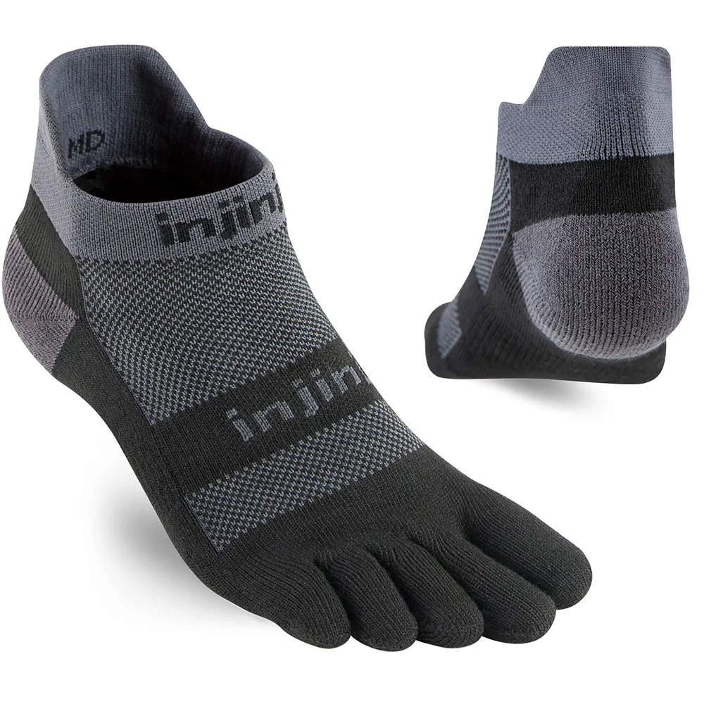 

Носки Injinji Run Midweight No-Show, серый