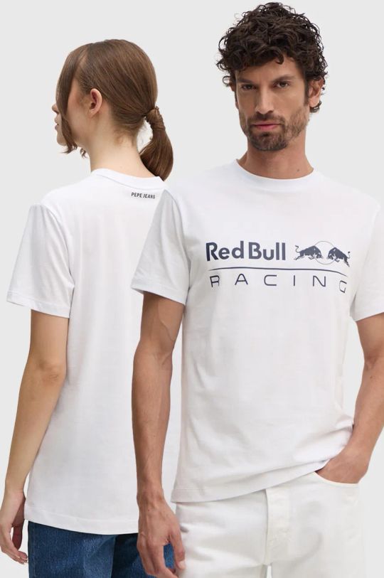 

Хлопковая футболка Red Bull Racing x Pepe Jeans, белый