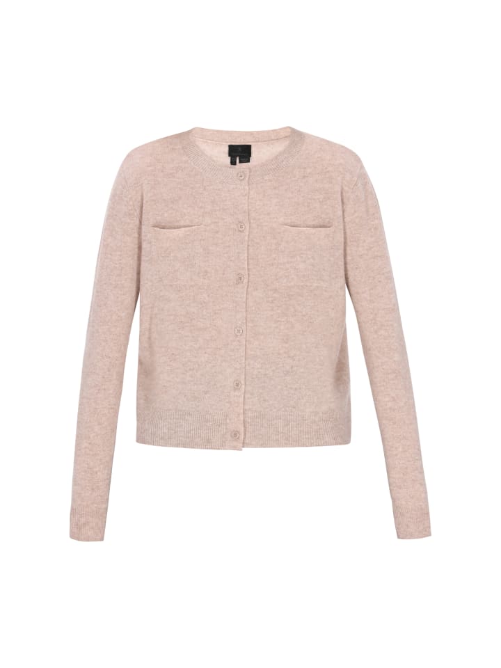 

Женский кардиган цвета меланжа DreiMaster