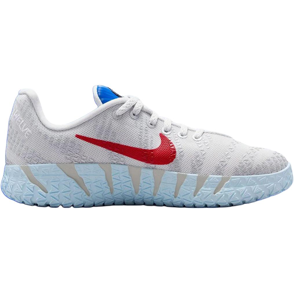 Nike Детские баскетбольные кроссовки Ja Morant 3 Low top White Blue Red — фото 4