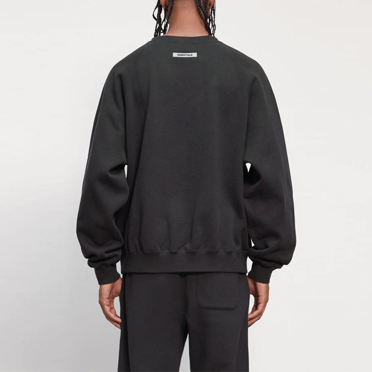 Спортивная толстовка Fear of God Essentials FW20 Core Crew Neck Sweatshirt 'Black' FOG-FW20-299, черный — фото 4