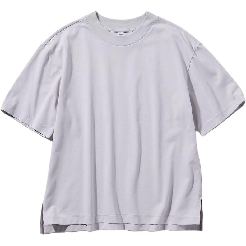Футболка женская светло-серая Uniqlo