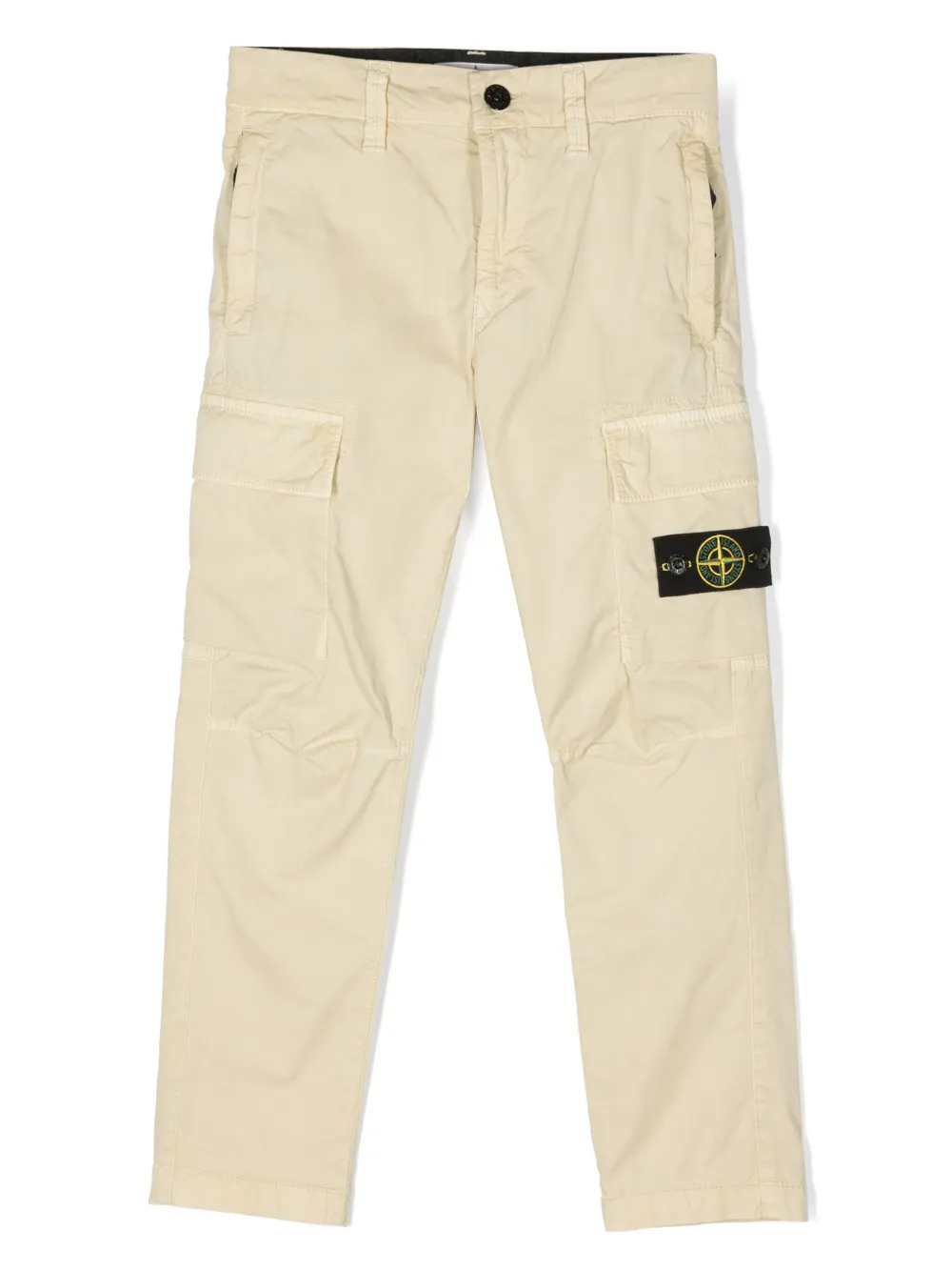 

Узкие брюки карго Stone Island Junior, нейтральный