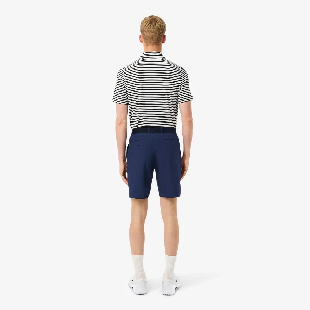 Мужские гольф-бермуды чинос тёмно-синие от Lacoste — фото 3