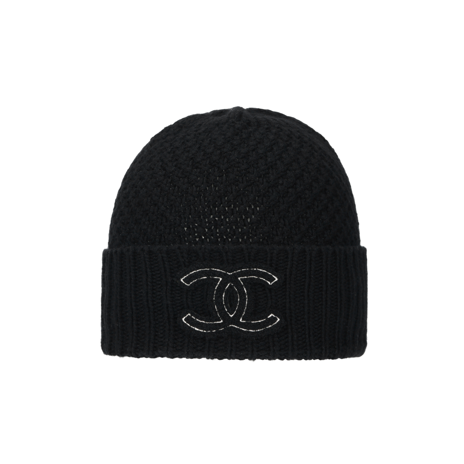 

CHANEL Женская шапка бини, Black