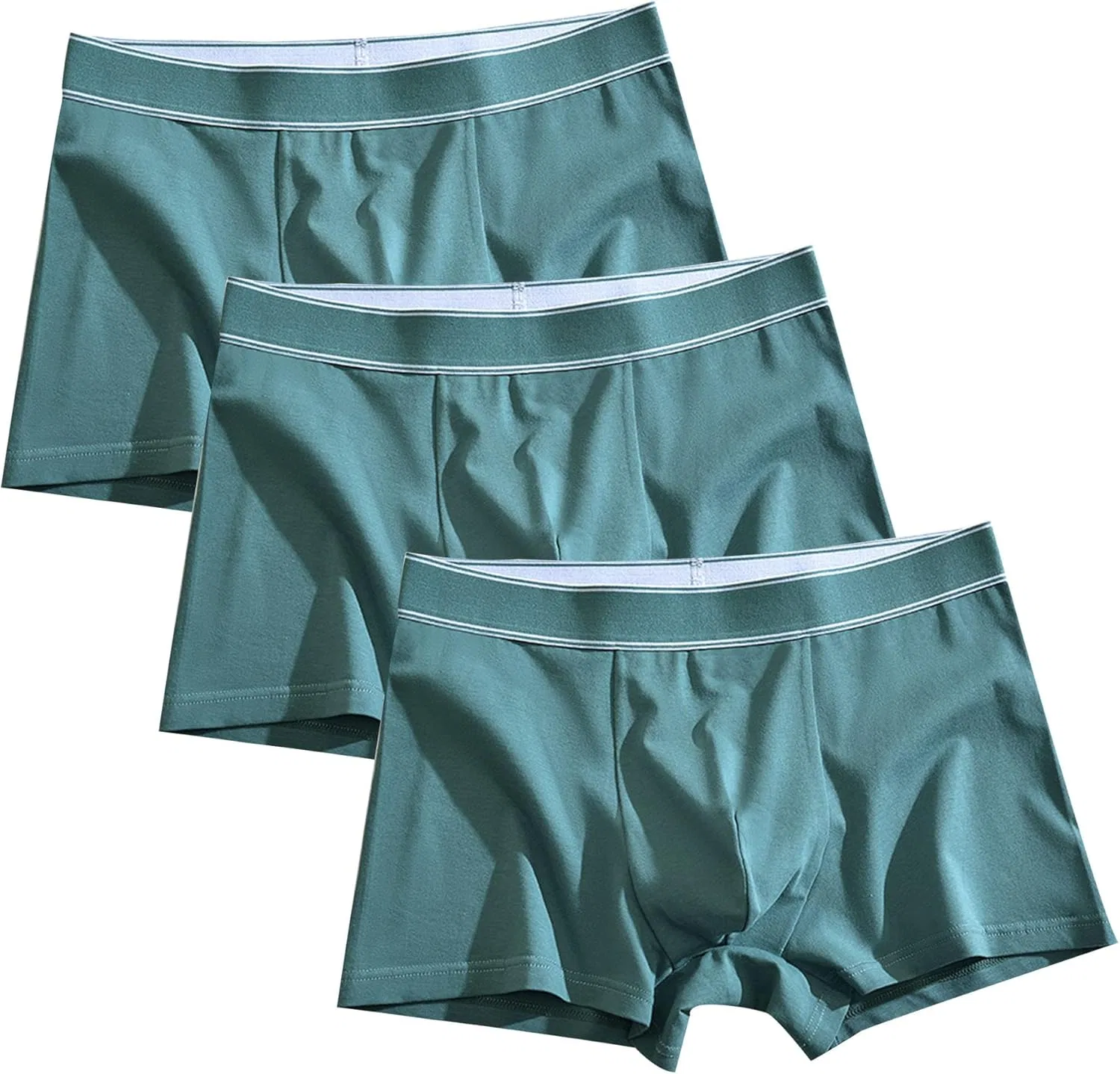 Боксеры хлопковые, Modern Fit, Green3pc
