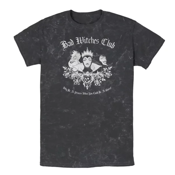 

Мужская футболка Bad Witches Club с групповым снимком Disney, черный