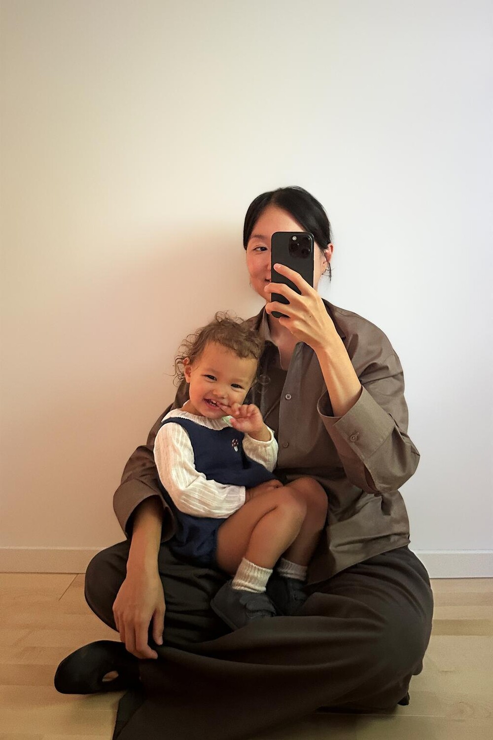 

Комбинезон с вышитыми грибами ZARA, индиго