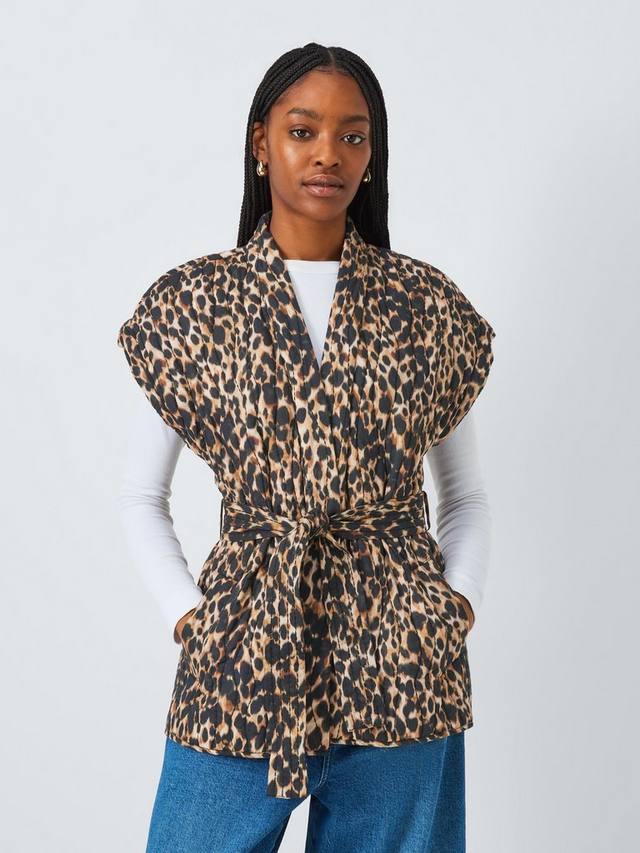 

Стеганый жилет с леопардовым принтом della AND/OR, цвет Leopard Print