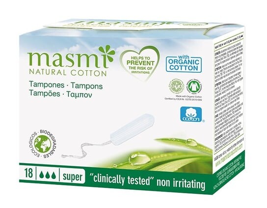 

Супертампоны без аппликатора, 18 шт. Masmi