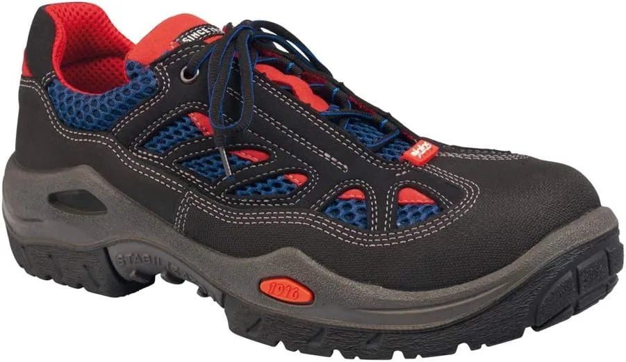 Сандалии Jalas Ejendals AB 3820R Respiro FX2 Supreme с алюминиевым носком, ESD, S1, SRB, Black Blue Red