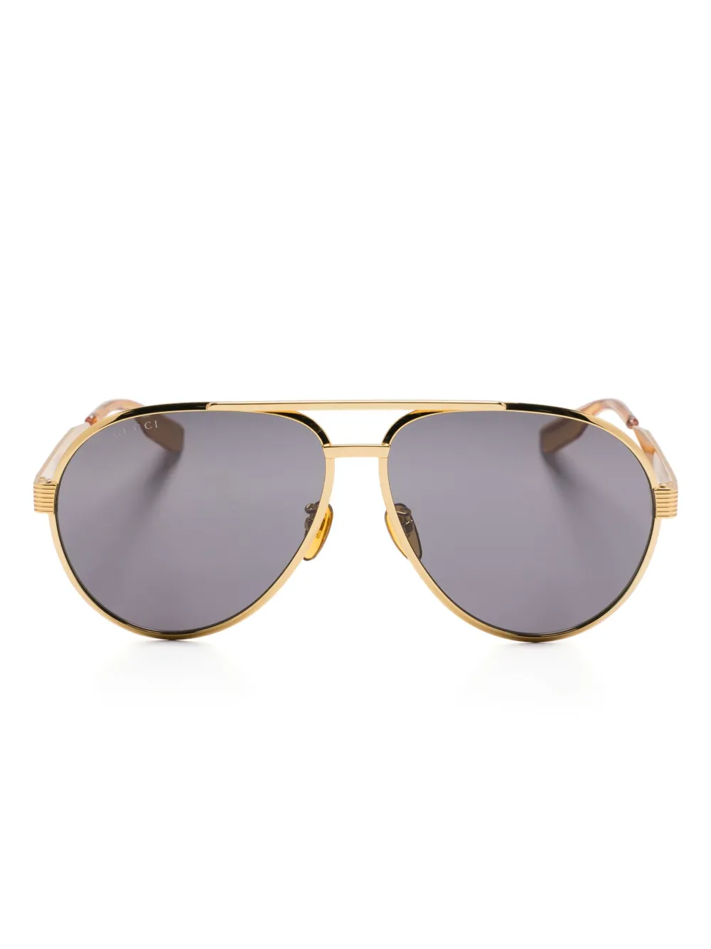 

Солнцезащитные очки-пилоты Gucci Eyewear, золотой