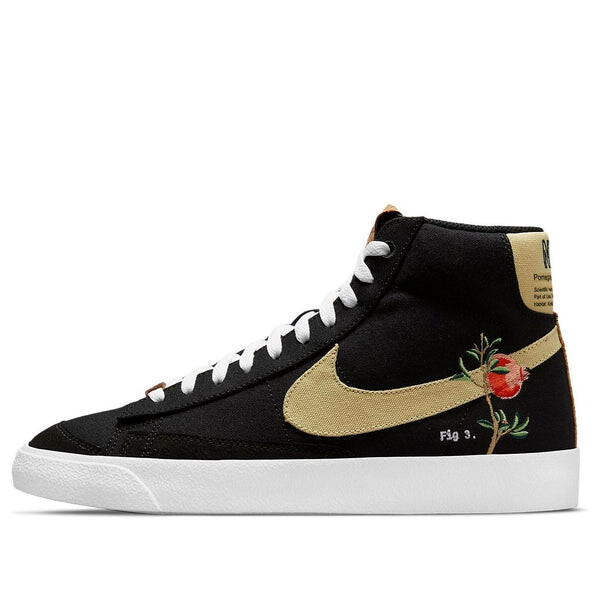 

Кроссовки blazer mid '77 'pomegranate' Nike, черный