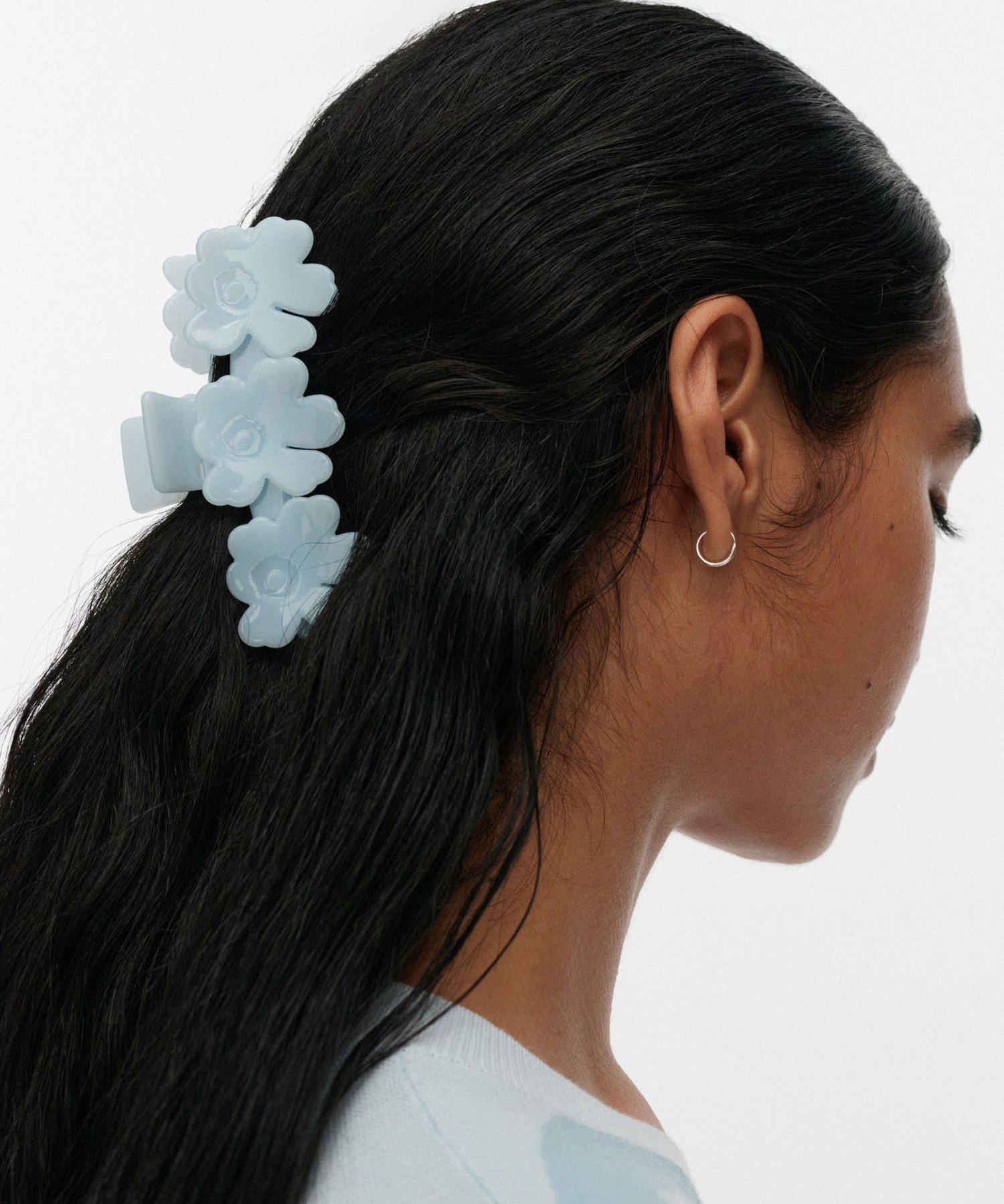 Мини-заколка для волос Unikko Marimekko, Light blue — фото 4
