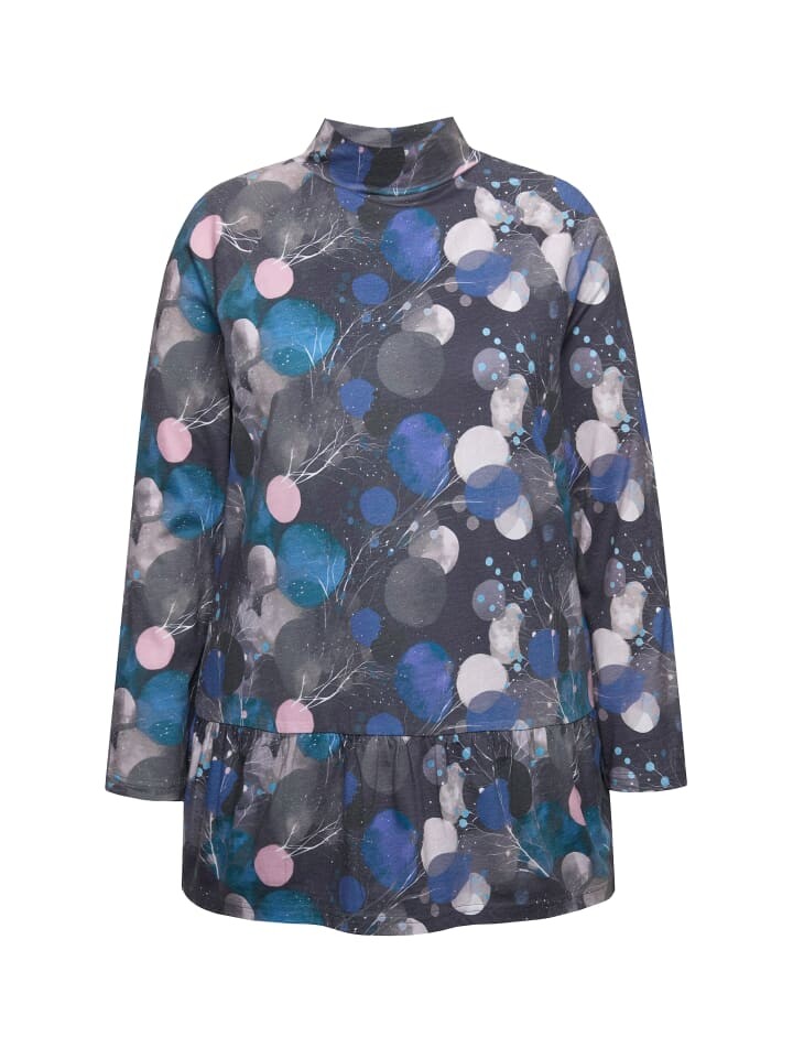

Футболка Ulla Popken Longshirt, цвет marine