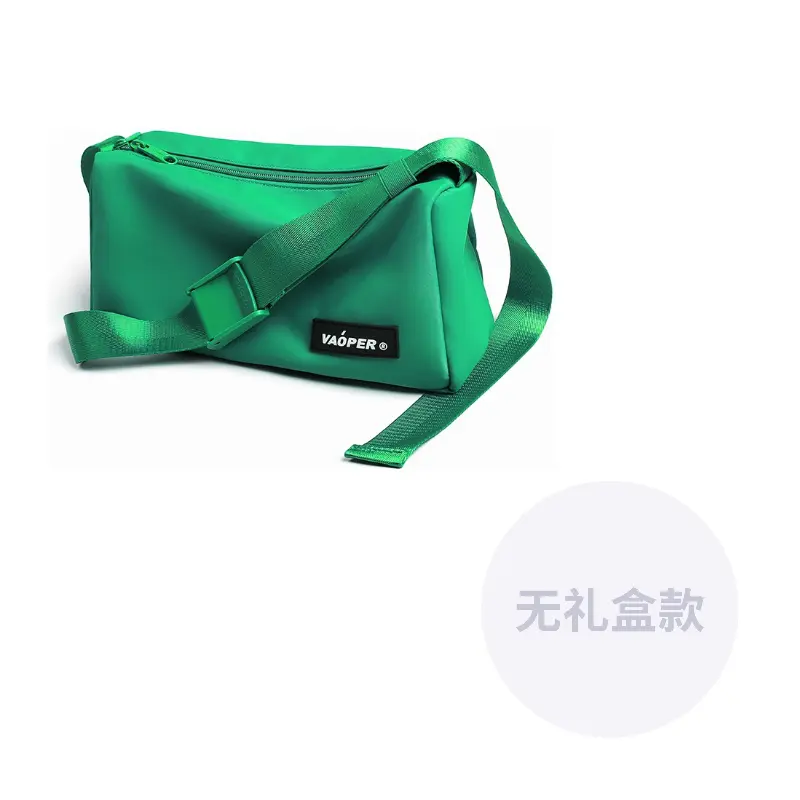 

VAOPER Нейлоновая тканевая наплечная сумка через плечо унисекс разноцветная, Green