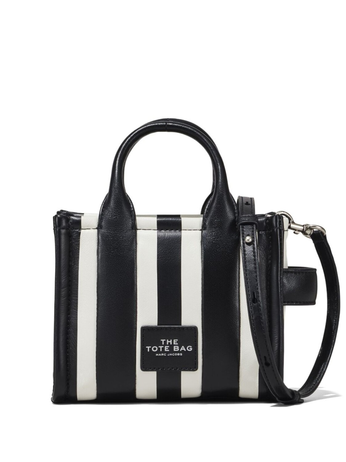 

Marc Jacobs мини-сумка The Striped Tote, черный