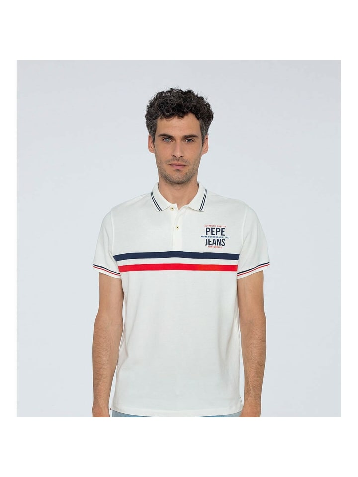 

Футболка поло Pepe Jeans, белый