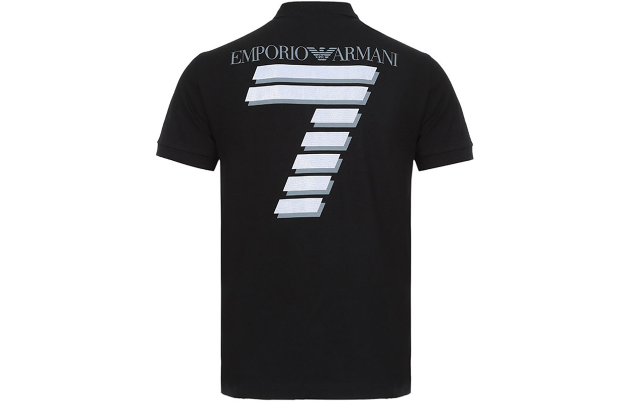 

EMPORIO ARMANI Поло EA7 мужское черное