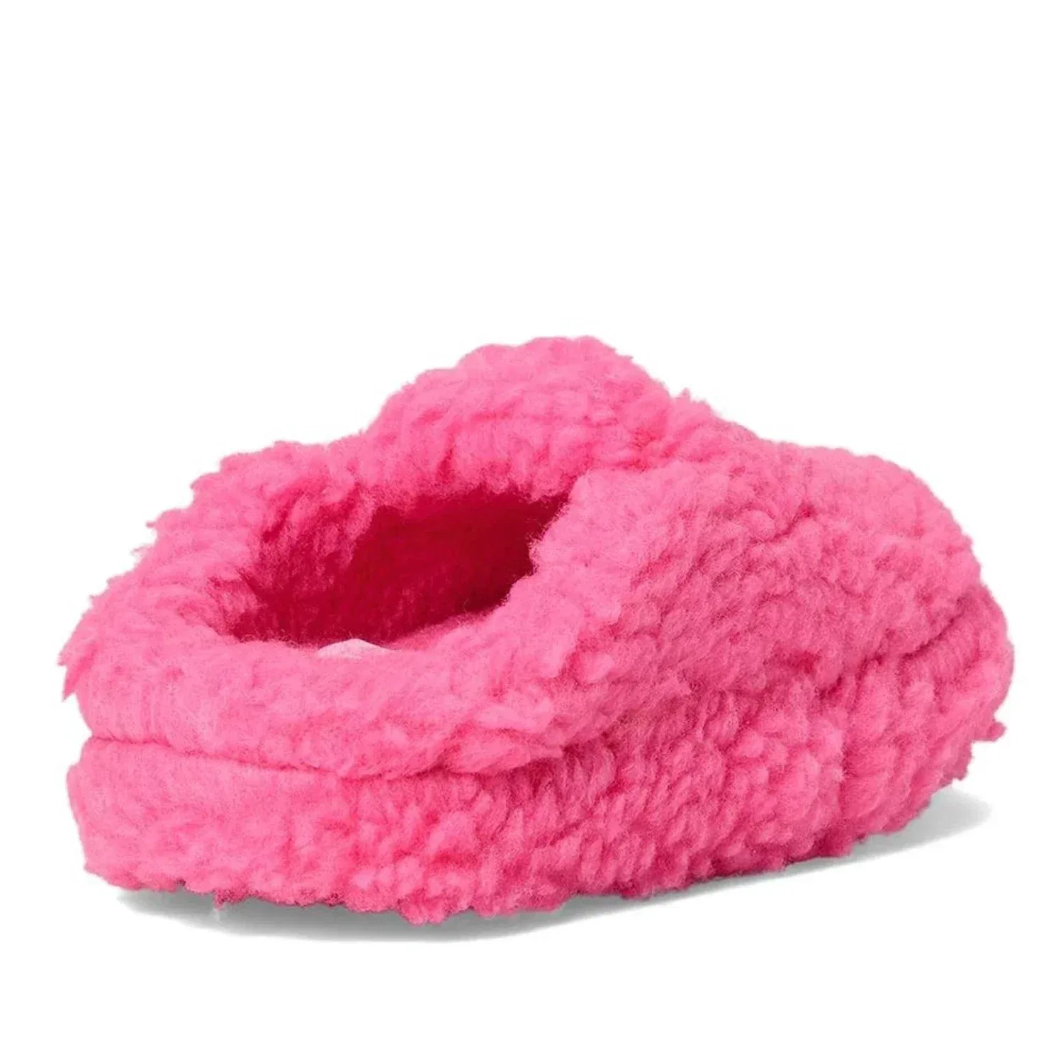 Ground Up Спа-тапочки Barbie Sherpa из искусственного меха, розовые, модель HAWK2409 — фото 4