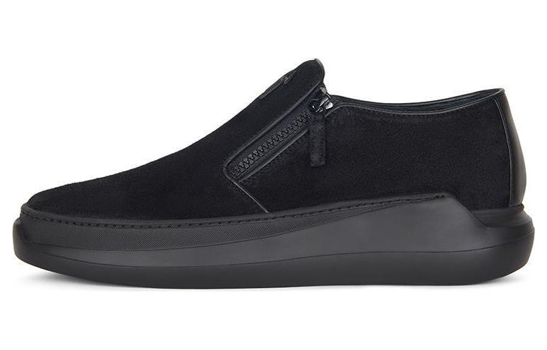 

Кожаные кроссовки Conley на молнии Giuseppe Zanotti, черные