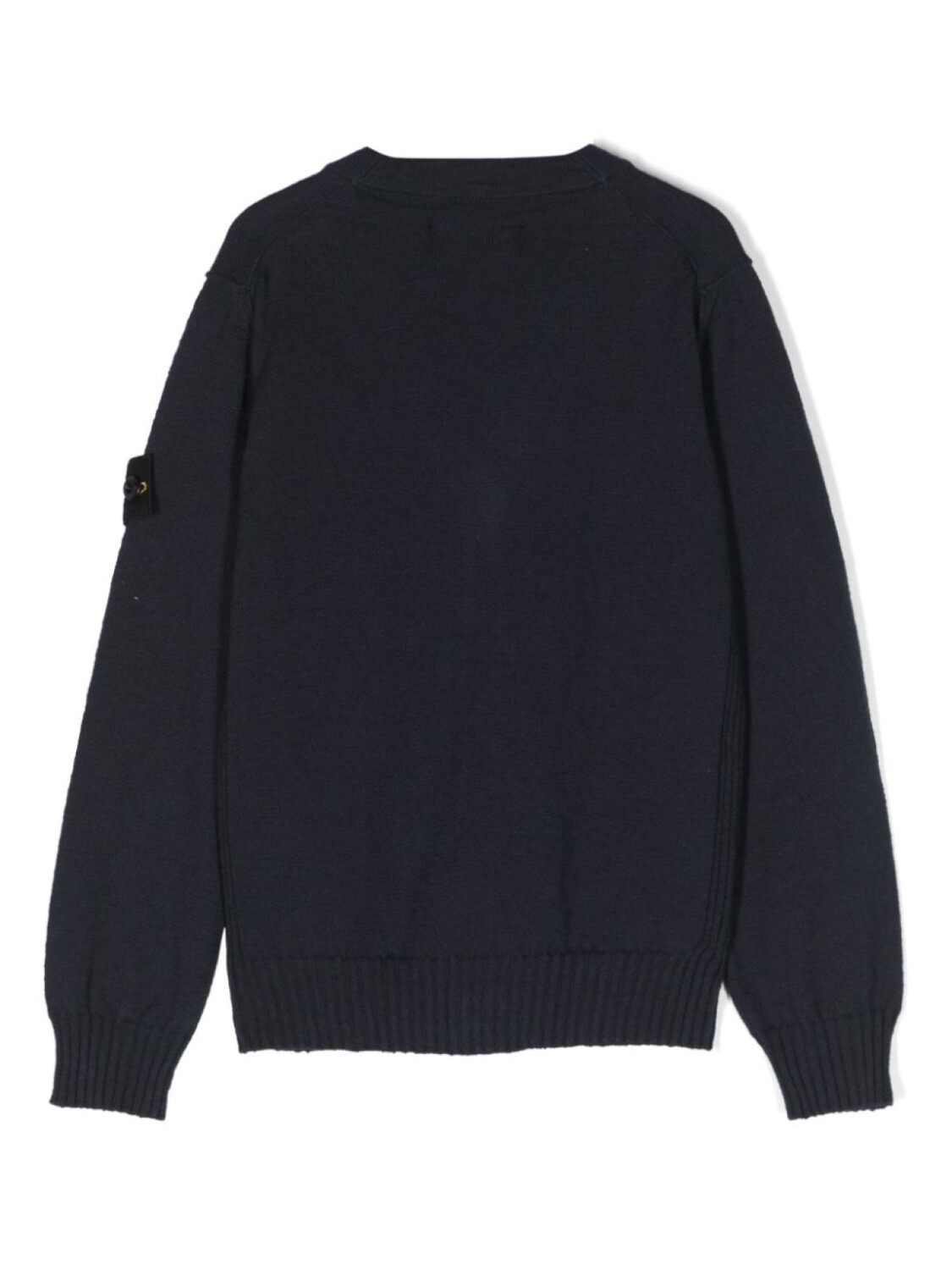 

Stone Island Junior кардиган с V-образным вырезом и логотипом Compass, синий